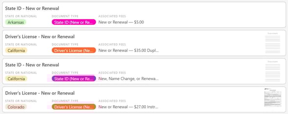 Screenshot of ID change processes from Trans Lifeline Screenshot of ID change processes from Trans Lifeline