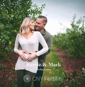 Photo of Karrie and Mark, CNY Fertility patients Photo of Karrie and Mark, CNY Fertility patients