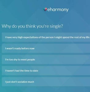 Screenshot of the Compatibility Quiz