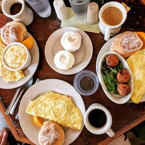 Photo of breakfast food at New Orleans Cake Café & Bakery Photo of breakfast food at New Orleans Cake Café & Bakery