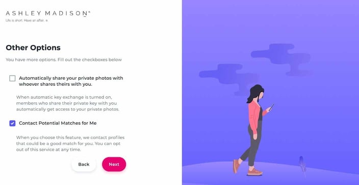 Ashley Madison signup options Ashley Madison signup options