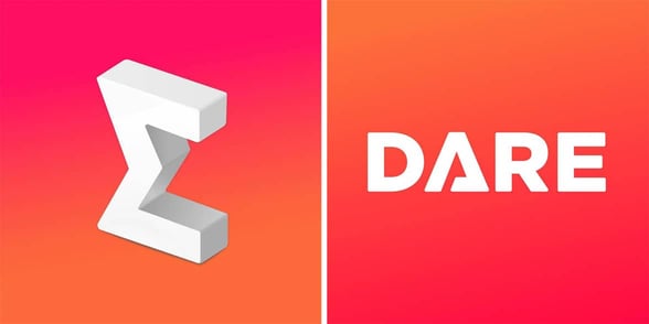 The Eristica and Dare logos The Eristica and Dare logos