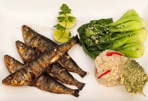 Photo of grilled sardines Photo of grilled sardines