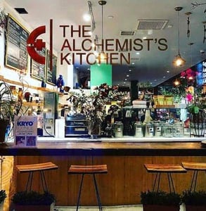 The Alchemist's Kitchen window