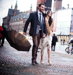 Photo of Zoo and Rasmus on their wedding day Photo of Zoo and Rasmus on their wedding day