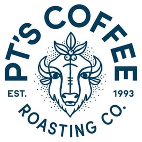 The PT's Coffee logo