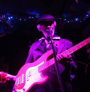 Photo of Fred Thomas playing at Freddy's