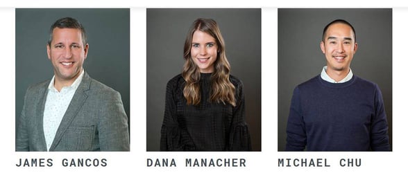 Photos of the Guestbook's leadership team