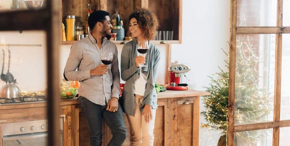 Photo of a black couple Photo of a black couple