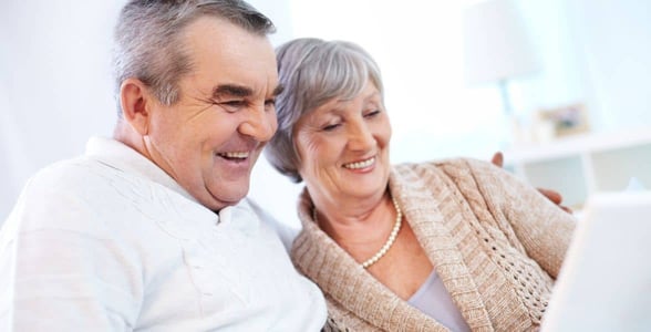 Photo of an older couple