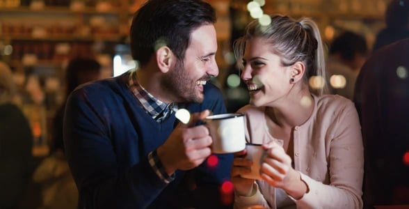 Photo of a couple on a date