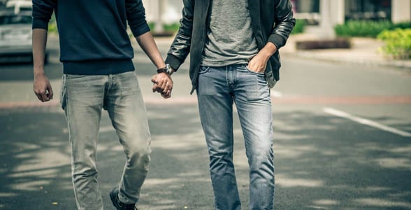Photo of a gay couple