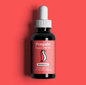 Photo of Penguin strawberry CBD oil