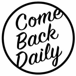 The Come Back Daily CBD logo