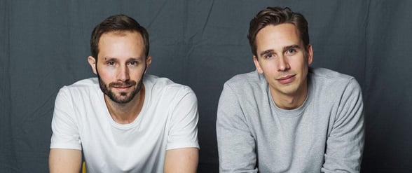 Photo of ASKET Fcounders Jakob Dworsky and August Bard Bringéus Photo of ASKET Fcounders Jakob Dworsky and August Bard Bringéus