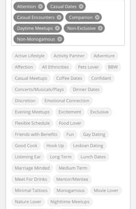 Screenshot of HM tags Screenshot of HM tags