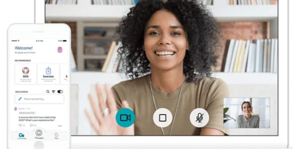 Screenshot of NOCD Therapy session