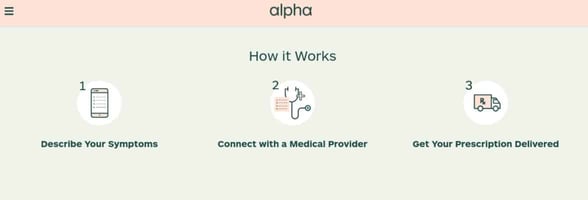 Screenshot of Alpha