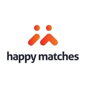 The HappyMatches logo The HappyMatches logo