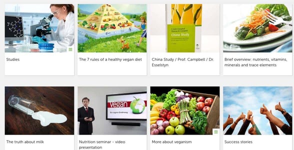 Screenshot of ProVegan Foundation Screenshot of ProVegan Foundation