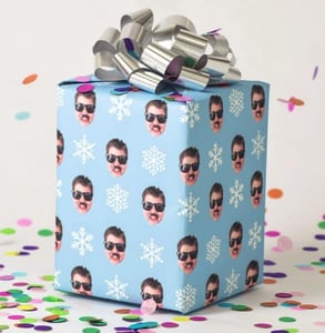 Photo of Gift Wrap My Face wrapping paper Photo of Gift Wrap My Face wrapping paper