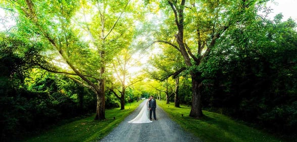 Photo of wedding at The In at Barley Sheaf Farm Photo of wedding at The In at Barley Sheaf Farm