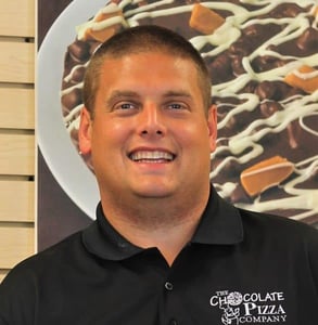 Photo of Ryan Novak, owner of Chocolate Pizza Photo of Ryan Novak, owner of Chocolate Pizza