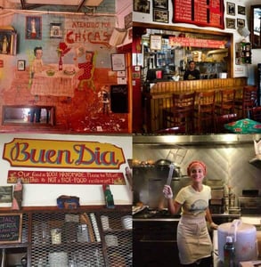 Collage of photos from the East End location Collage of photos from the East End location