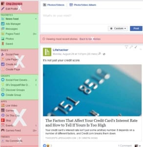 Screenshot from Social Fixer Screenshot from Social Fixer