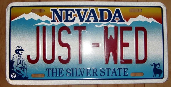 Photo of vanity license plate Photo of vanity license plate