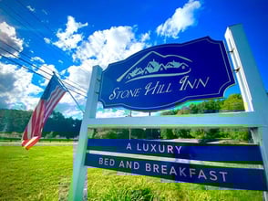 Photo of Stone Hill Inn sign Photo of Stone Hill Inn sign