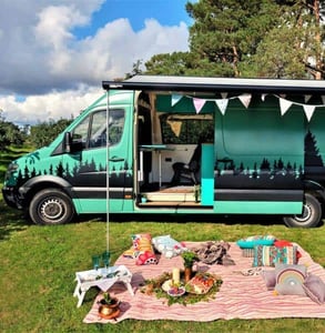 Photo of a campervan Photo of a campervan