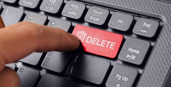 Photo of a delete button Photo of a delete button