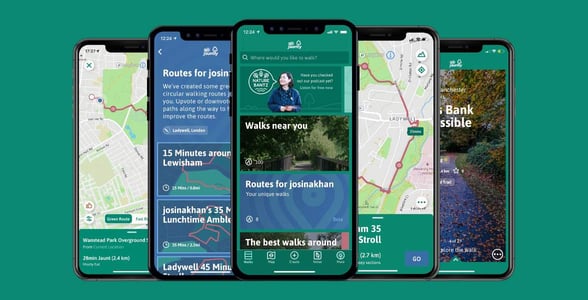 Screenshots of Go Jauntly