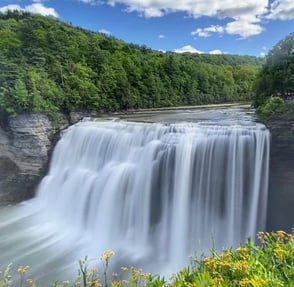 Photo of the Middle Falls at Letchworth State Park