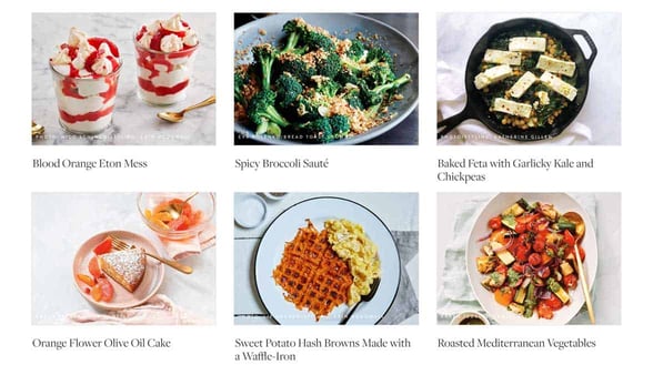 Screenshot of PureWow recipes Screenshot of PureWow recipes