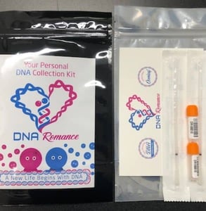 Photo of the genetic testing kit