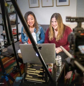 Photo of recording a Dateable episode Photo of recording a Dateable episode
