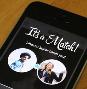 Photo of a match on Tinder Photo of a match on Tinder