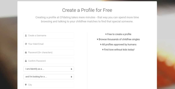 Screenshot of CFdating Screenshot of CFdating