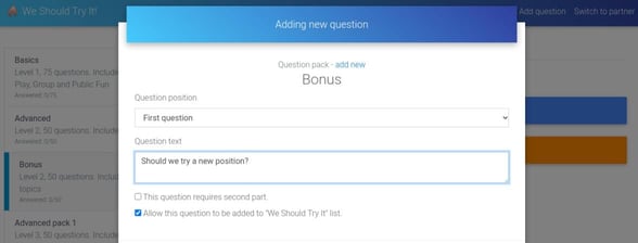 Screenshot of We Should Try It Screenshot of We Should Try It
