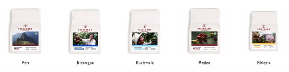 Screenshot of Pachamama coffees