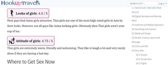 Screenshot of HookupTravels.com Screenshot of HookupTravels.com