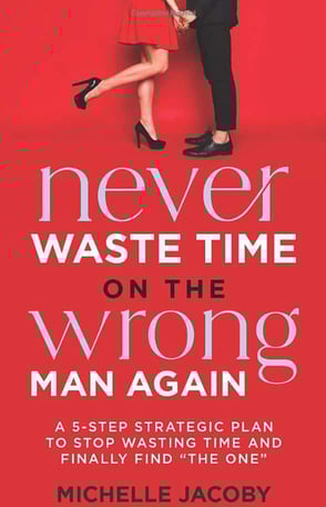 Cover of "Never Waste Time on the Wrong Man Again" book Cover of "Never Waste Time on the Wrong Man Again" book