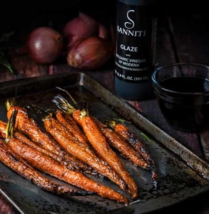 Photo of Sanniti balsamic glazed carrots