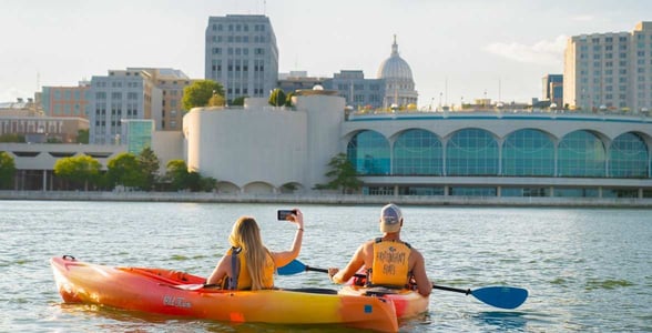 Photo of kayakers in Madison Photo of kayakers in Madison