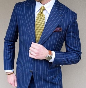 Photo of a blue suit