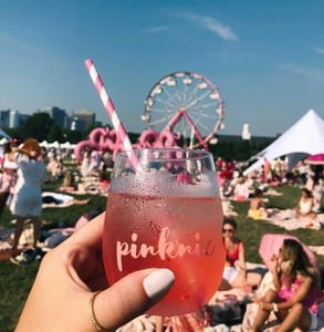 Photo ofa Pinknic drink Photo ofa Pinknic drink