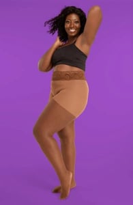 Photo of a woman in pantyhouse Photo of a woman in pantyhouse
