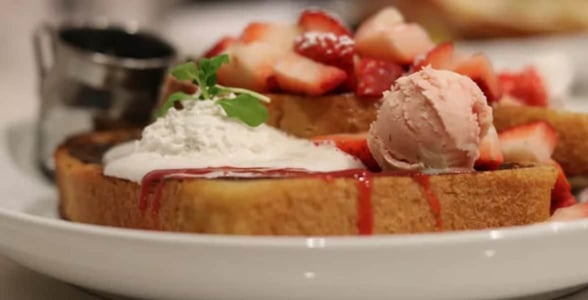 Photo of a vegan French toast